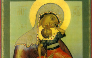 «взыграние младенца» икона божией матери