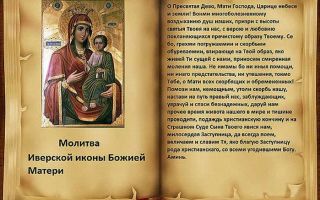 Молитва иверской иконе божьей матери - православные иконы и молитвы